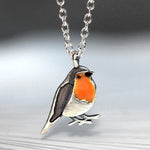 Roodborstje sieradenset