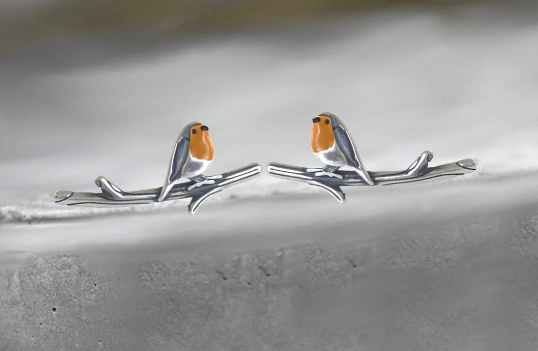 Roodborstje sieradenset