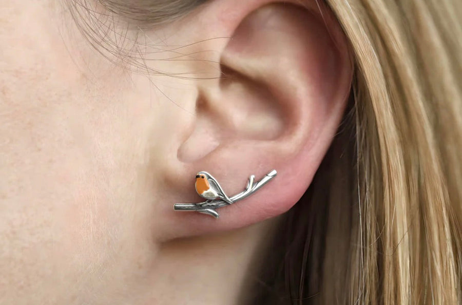 Roodborstje sieradenset