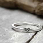 Ring vintage hart