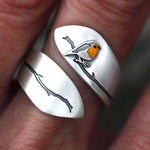 Roodborstje spiraalring