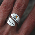 Roodborstje spiraalring